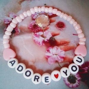 Adore You Glass Bead Bracelet